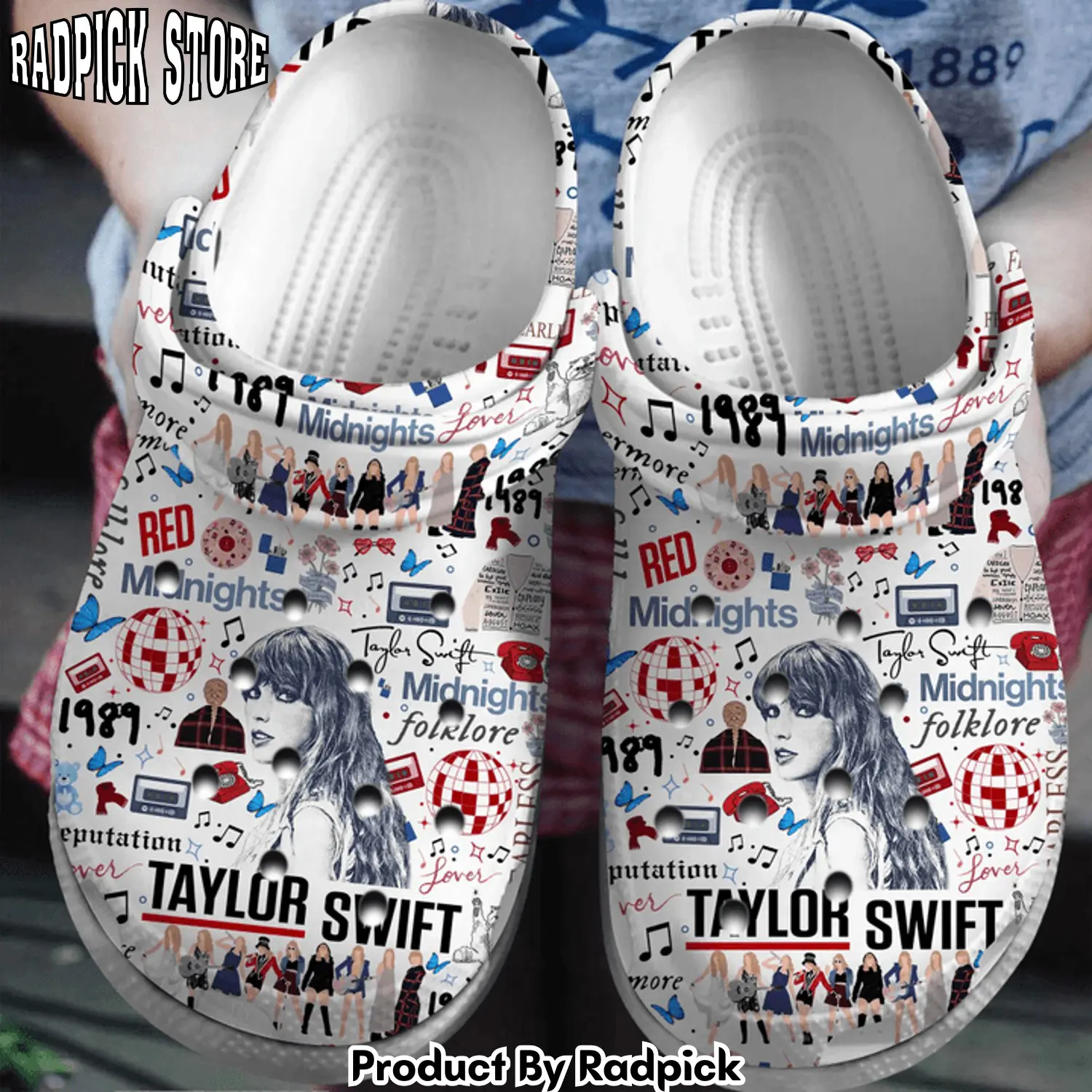 Radpick taylor swift crocss comfortable shoes crocband clogs 1 rp652935